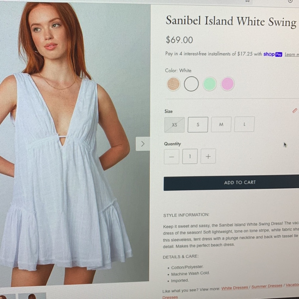Cotton Candy Island Mini Dress